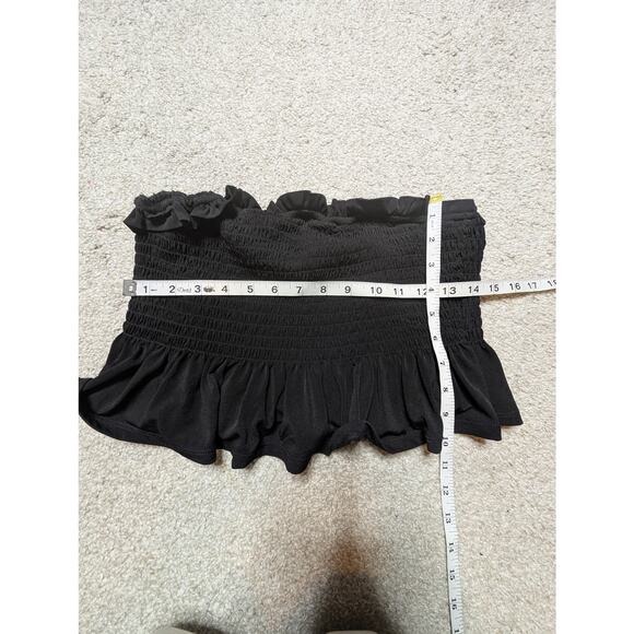 BCBG Ruffle Crop Top - Picture 5 of 5